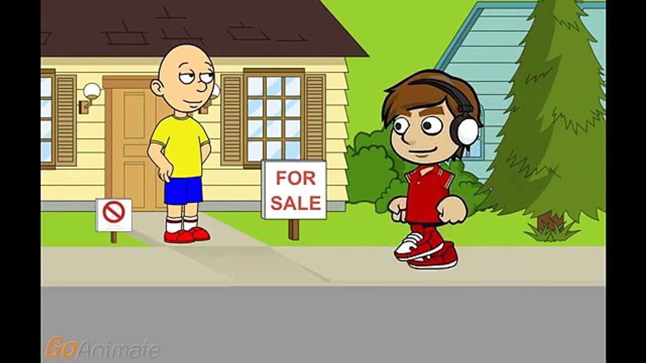 caillou gets grounded on halloween