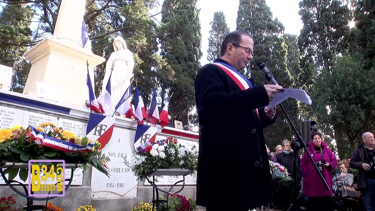 Marseillan 11 novembre 2016, armistice de 1918