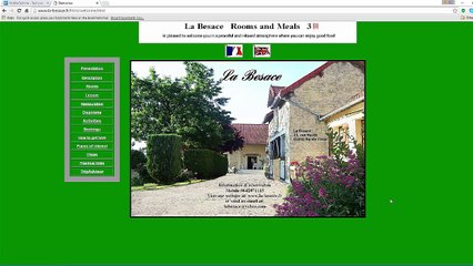 Bed and breakfast web site audit