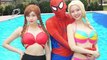 Spiderman Frozen Elsa Baby Prank Snow White Superman and Hulk Anna Love Story Superhero in real life