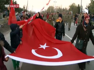 'Binler' tarihine yürüdü