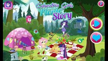 My Little Pony Equestria Girls Picnic Story Twilight Sparkle, Rarity, Fluttershy, Pinkie Pie Clean U