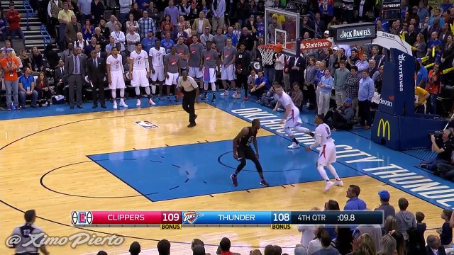 Russell Westbrook Misses the Game-Winner Clippers vs Thunder Nov 11, 2016 2016-17 NBA Season