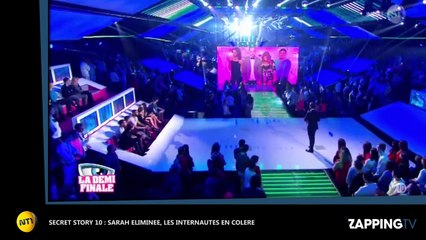 Secret Story 10 : Sarah éliminée aux portes de la finale, la toile en colère (Vidéo)