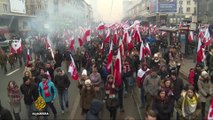Poland: Anti-immigration protests sweep through Warsaw
