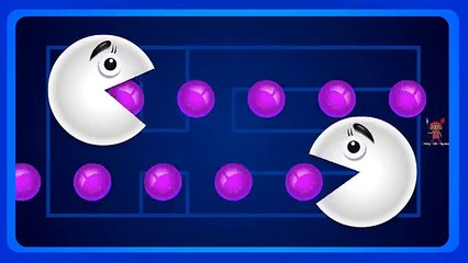 2 Pacman Colors for Children to Learn | Learning Colors for Preschool Kids Baby Video