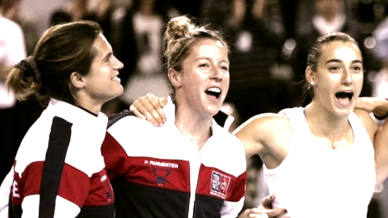 Fed Cup 2016 - Finale - Pauline Parmentier : "Caroline Garcia et Kristina Mladenovic ont les armes"