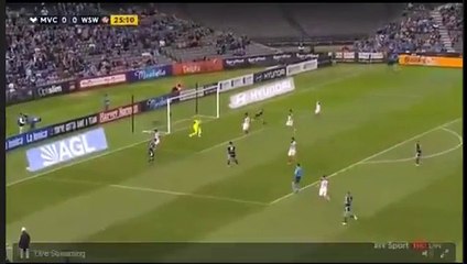 Melbourne Victory v Western Sydney Wanderers 2-0  Oliver Bozanic Goal. A-League 12-11-2016