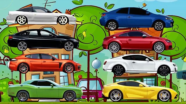 МУЛЬТИК - Разноцветные Машинки. Учим цвета. Обучающее видео для детей