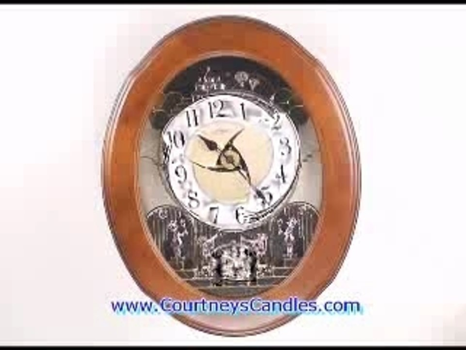 Nostalgia Walnut Rhythm Small World Clock