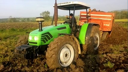 Deutz-Fahr Agrolux 80 Ve Römork Devirme - Tarım Günlükleri
