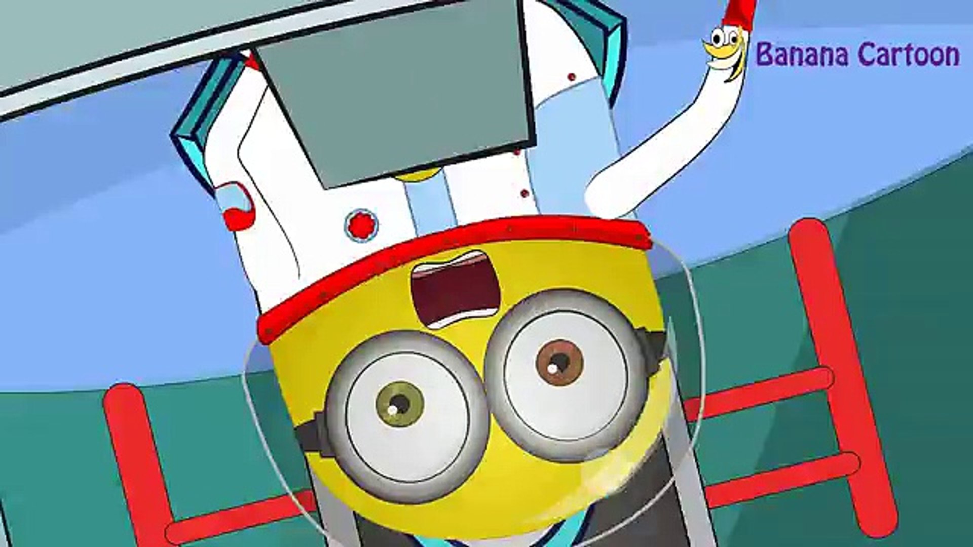 ⁣Minions Banana Baby Hair Dryer Funny Cartoon ~ Minions Mini Movies 2017 [4k]