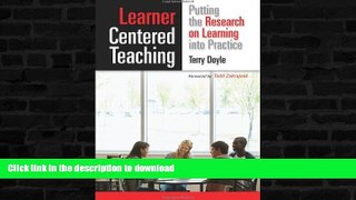 FAVORITE BOOK  Learner-Centered Teaching: Putting the Research on Learning into Practice  BOOK