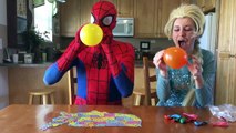 Elsa Mothers Day Prank Frozen vs Spiderman & Joker in real life superhero movies and pranks