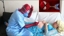 PREGNANT FROZEN ELSA BECOMES MERMAID PRANK vs Spiderman Doctor Ariel - Superhero Fun in Real Life