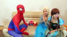#Spiderman Frozen Elsa VS Doctor Wolverine is Sick! Funny Prank Superheroes