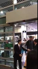 JANG KEUN SUK  AT INCHEON AİRPORT ARRİVAL  TO MACAO AİRPORT CHİNA 13.11.2016