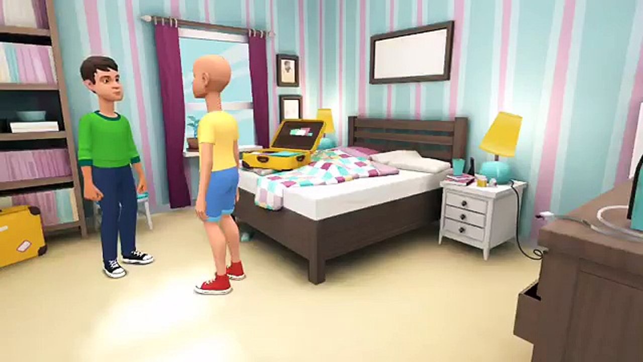 Caillou shorts: Caillou poops on his teacher and gets grounded: Requested (Plotagon)