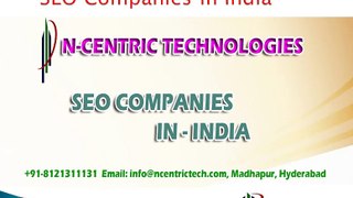 SEO Companies in India | SEO Companies