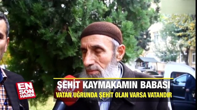 Derik Kaymakamı Muhammet Fatih SAfıtürkün babası konuştu