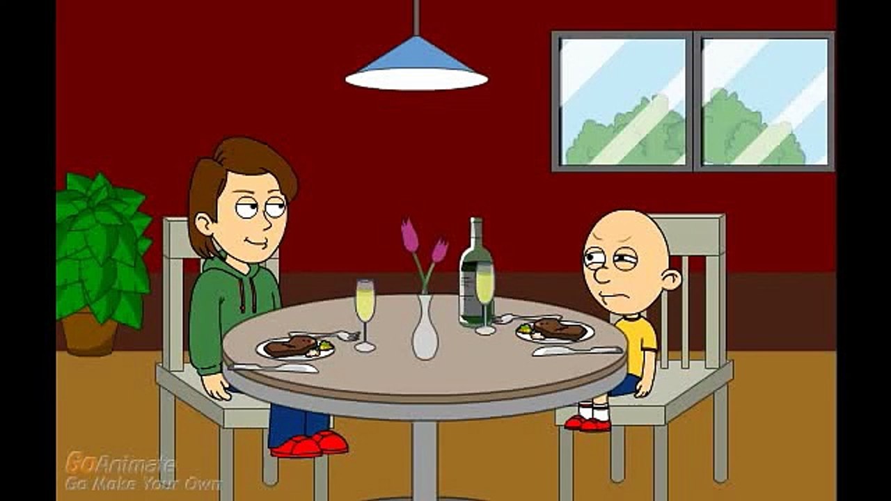 Caillou Misbehaves at Dinner & Gets Grounded