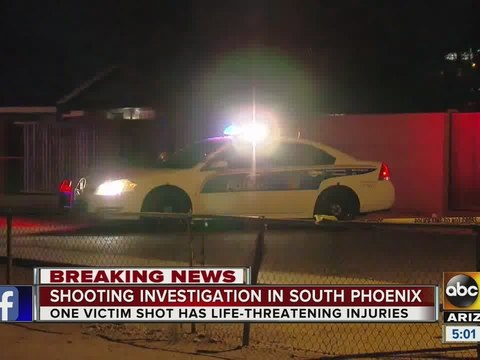 Victim in critical condition after shooting in west Phoenix