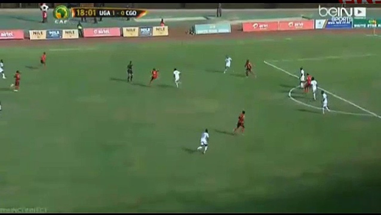 Farouk Miya Goal - Uganda 1-1  Congo DR - 12/11/16