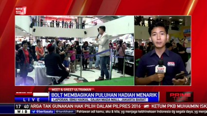 Ultraman di Lippo Mall Puri Datang Langsung dari Jepang