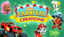 Nick JR. Carnival Creations - PAW Patrol - Bubble Guppies - Cartoon Movie Game for Kids