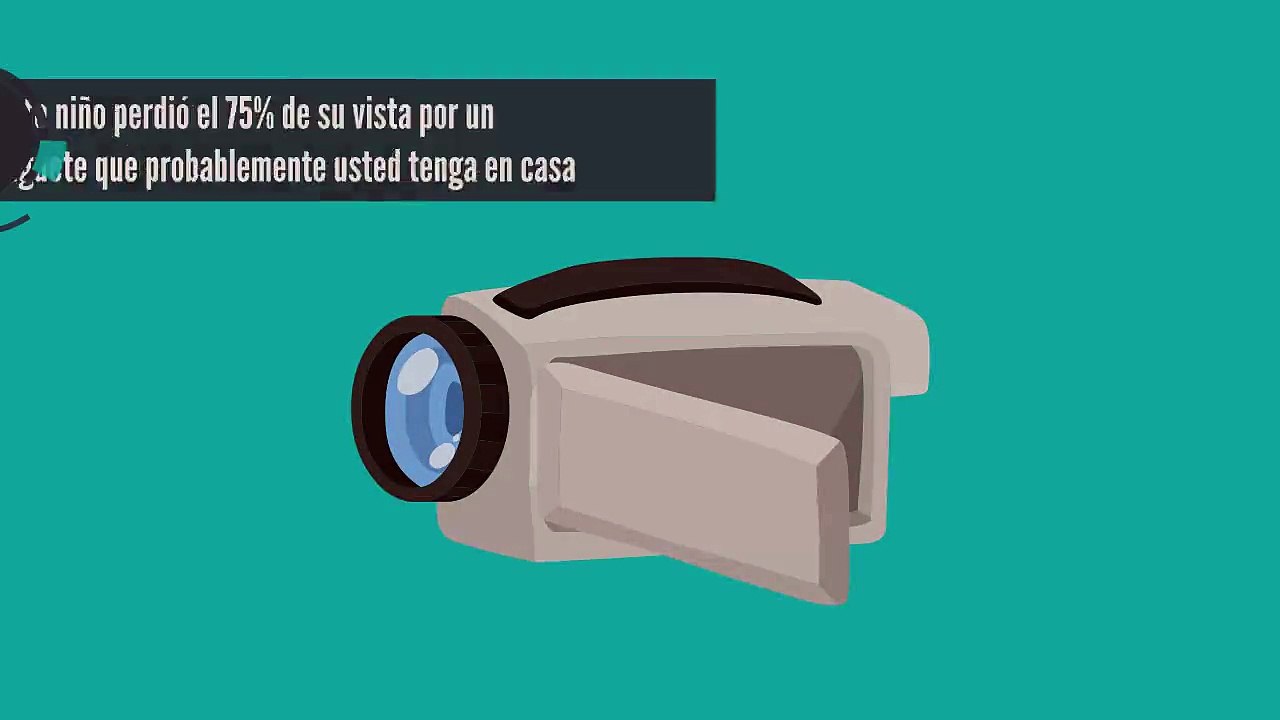 Este niño perdió el 75% de su vista por un juguete