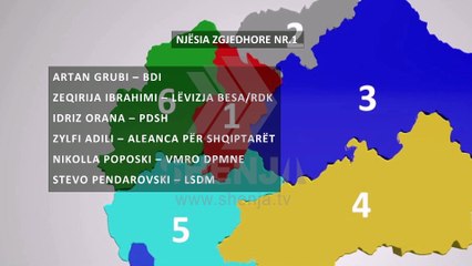 LISTAT ZGJEDHORE, JA PËRBALLJET NËPËR NJËSITË