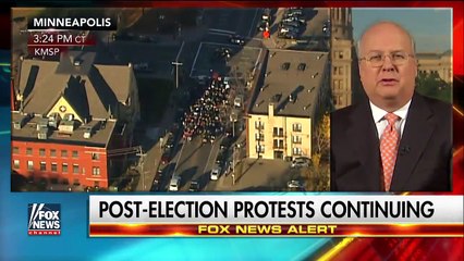 Karl Rove sounds off about post-election protests