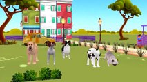 Finger Family Rhymes Funny Dogs Cartoons for Kids | Finger Family Children Nursery Rhymes Animation