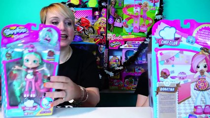 Shopkins Season 6 Chef Club Shoppies Dolls Review Mommy and Gracie Show part1
