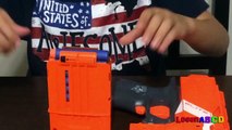 Nerf War - ABC Letters Alphabets and Monster Trucks part3