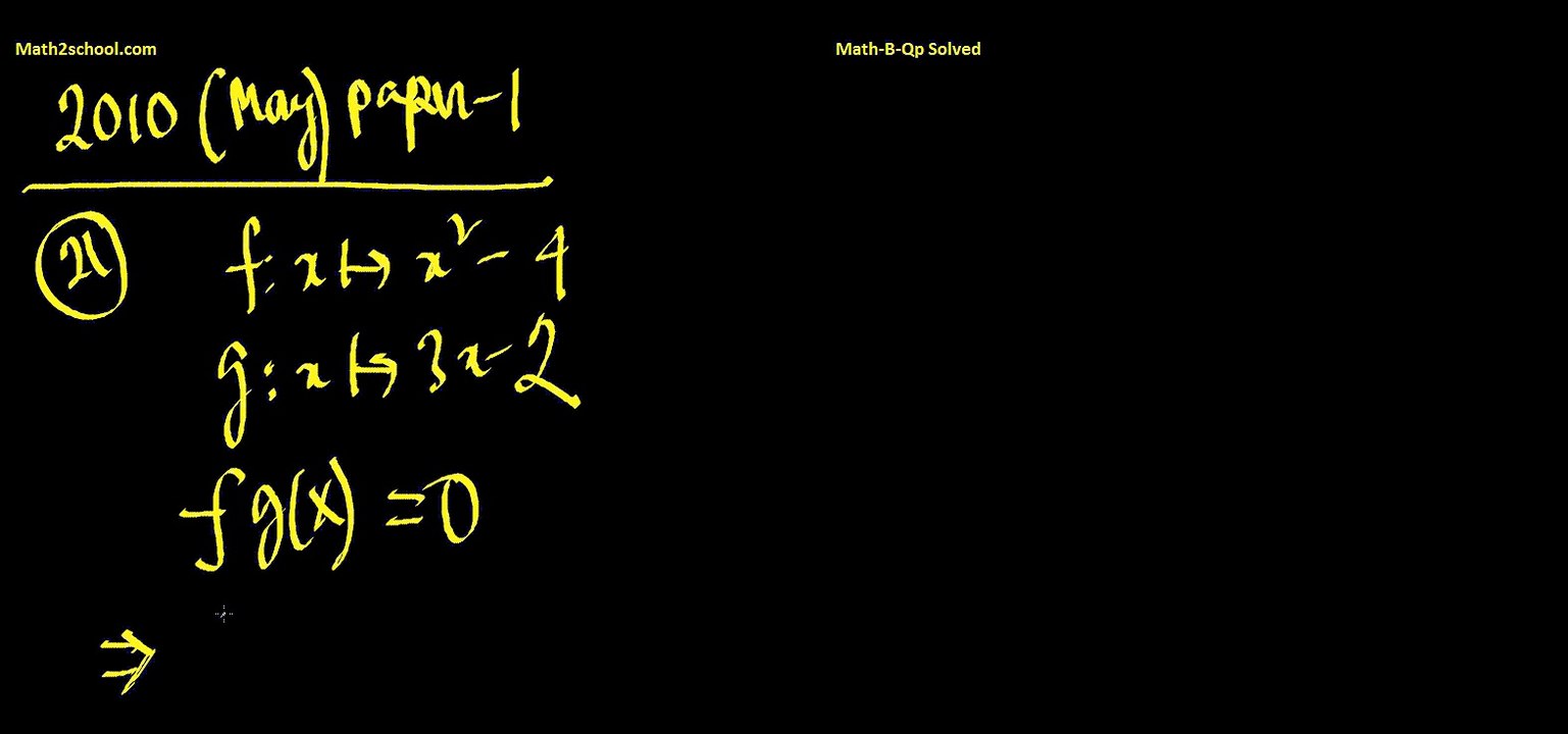 MathsB-QP-2010(May)-21