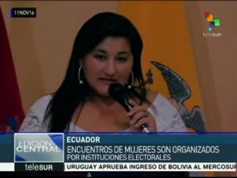 Ecuador realiza Encuentro Nacional de Mujeres Rurales