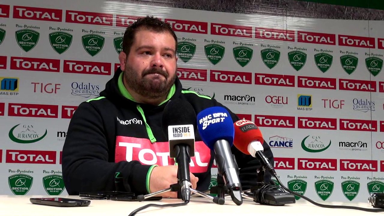 Sylvain Charlet après Section Paloise - Racing 92 : "4 points pris, on peut avancer"