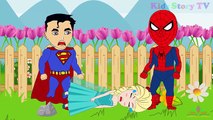 Spiderman and Frozen Elsa Prank Superman Love Story New Episodes! Spiderman Frozen Elsa Superheroes