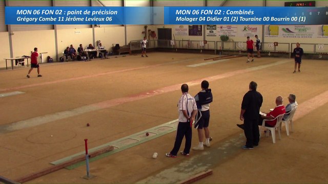 Second tour, point de précision, Club Elite Masculin, J4, Montélimar contre Fontaine, Sport Boules, saison 2016-2017