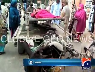There was no ambulance for taking woman's dead body in Mayo hospital Lahore
