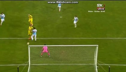 Unlucky Valon Berisha hit the post - amazing chance Turkey vs Kosovo 12.11.2016