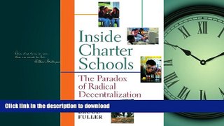 READ  Inside Charter Schools: The Paradox of Radical Decentralization  BOOK ONLINE