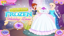 Disney Princess Elsa Design Wedding Dress - Frozen Elsa and Jack Frost Game for kids