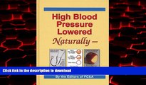 liberty book  High Blood Pressure Lowered Naturally - Your Arteries Can Clean Themselves