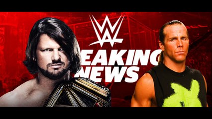 MAJOR #WWE News #ShawnMichaels WWE RETURN 2017 vs #AJStylesOrg WWE Royal Rumble 2017 #ajstyles HBK