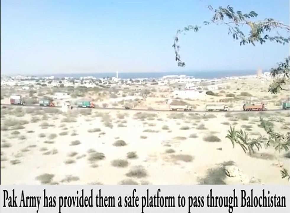 سی پیک کا پہلا قافلہ خیر وعافیت سے گوادر پہنچ گیا