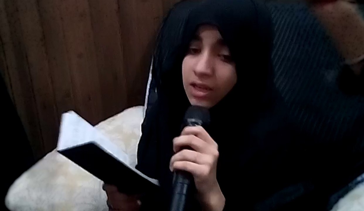 ABBAS(a.s) KAHAN HO BHAI Noha Recited by SYEDA NIDA FATIMA 8 Safar 9 Nov. 2016 in Johar Town Lahore