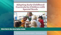 Deals in Books  Adapting Early Childhood Curricula for Children with Special Needs, Enhanced