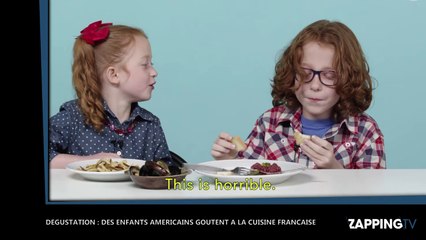 Dégustation : Des enfants américains goûtent à la cuisine française (vidéo)
